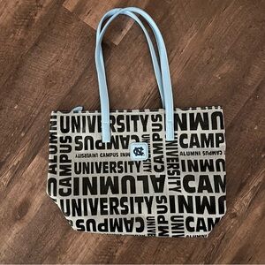 UNC Tarheels Zipped Tote Bag